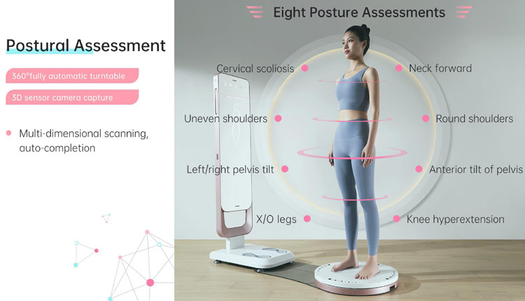 Body composition analyzer scale