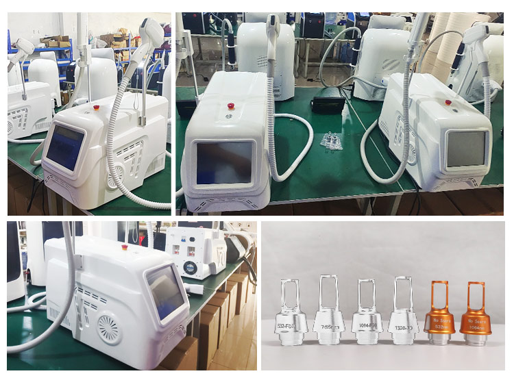 Portable 2 in 1 multifunction laser hair machine